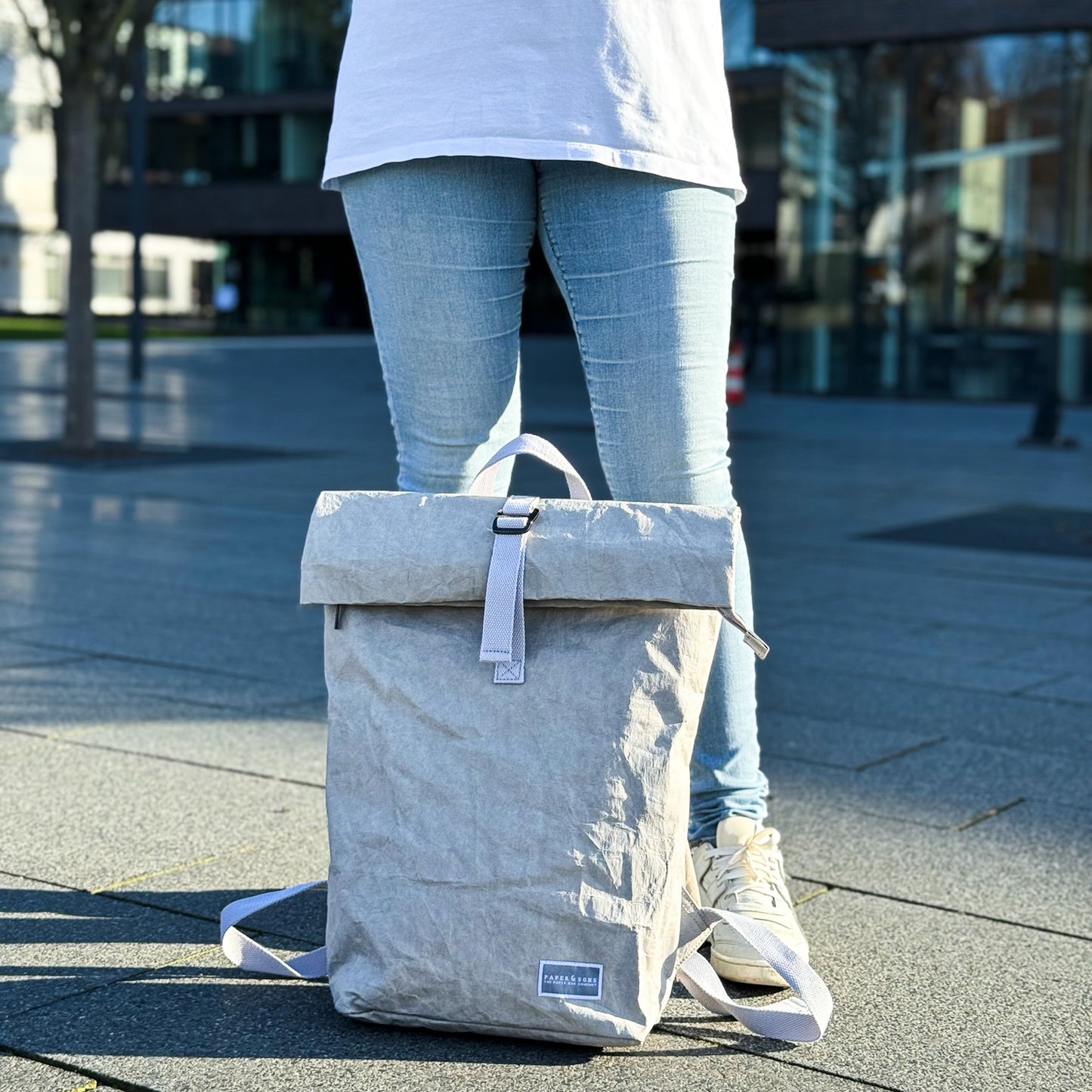 Paper & Sons Pine Rolltop Rucksack mit Laptopfach