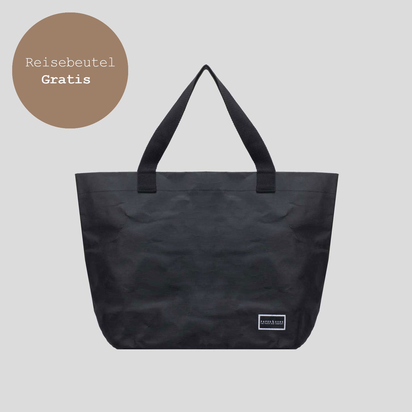 Sac shopper en érable | Edition noir 